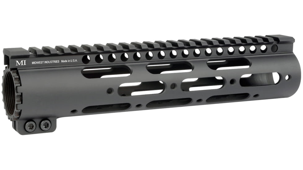 Demo,Midwest Industries Gen2 SS-Series One-Piece Free Float Handguard 9 Inch Mid-Length Black MI-SS9G2-DEMO