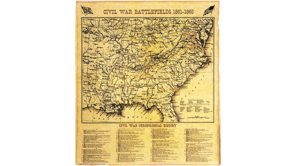 Denix Civil War Battlefield Map DX81