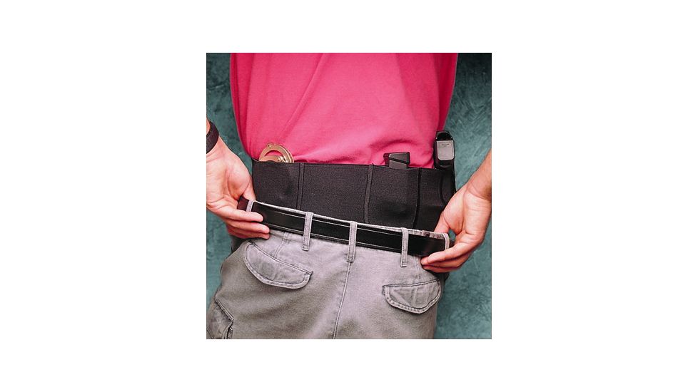 DeSantis Ambidextrous - Black - Medium - Size 30-34 - Elastic Belly Band 060BJG2Z0