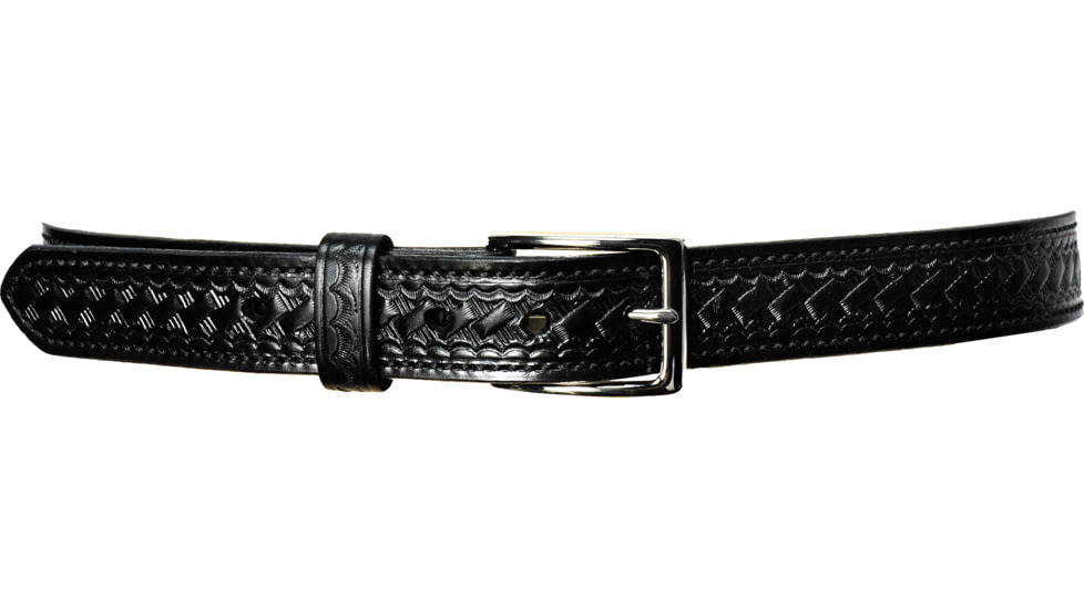 DeSantis Basketweave Belt, 1.25in Wide - Black, 46in Waist - B06BG46Z0 