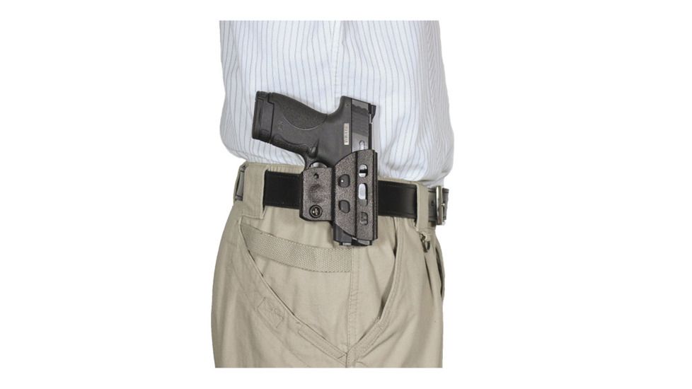 DeSantis C.H.A.M.P. Belt Holster for Glock 42, Black, Ambidextrous 128KJY8Z0