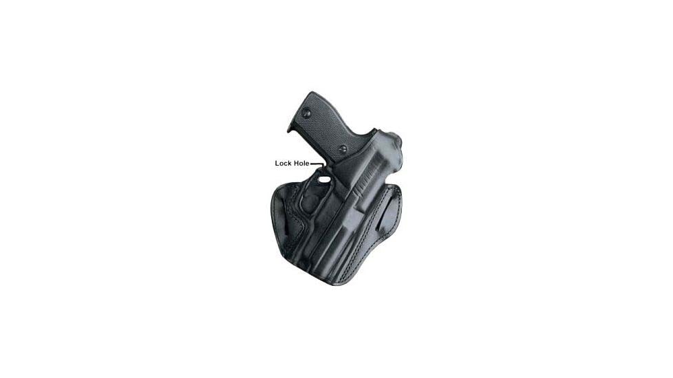 DeSantis F.A.M.S. Holster w/Lock Hole, SIG P225, P228, P229, P220 Carry, P225-A1, Left Hand, Plain, Black, 01LBBC7Z0