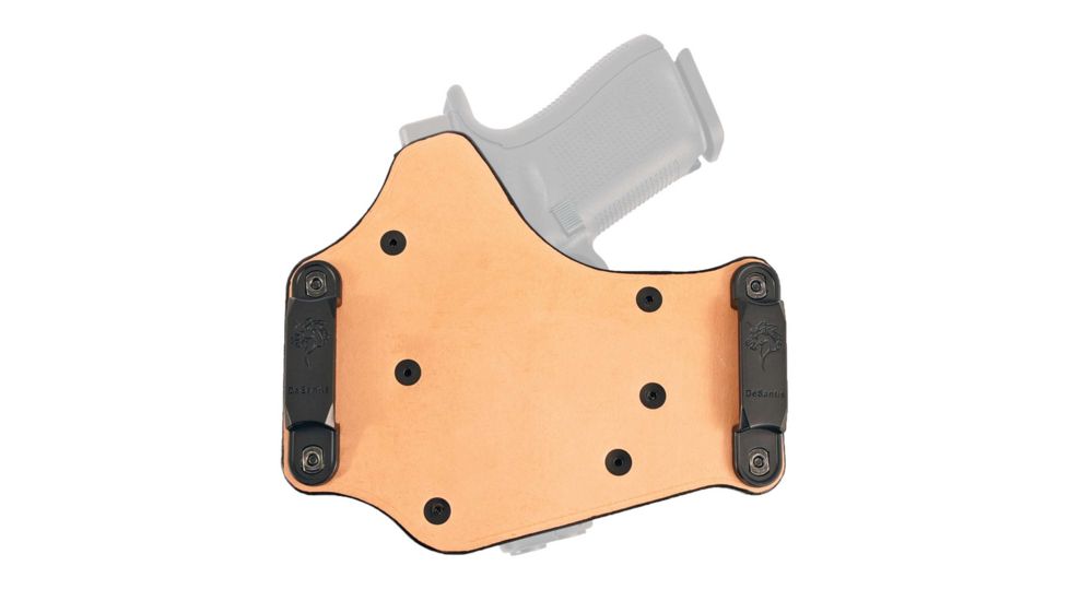DeSantis Intruder 2.0 IWB/OWB Belt Holsters, Glock 17/19/22/23/26/27/36/17 Gen 5/19 Gen 5/19X/45, Right, Plain, Black, 176KAB2Z0