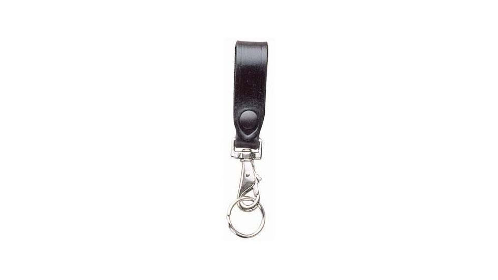 DeSantis Keyring Holder, Nickel Snap Closure, Ambidextrous, Plain, Black, U02BJG1Z1