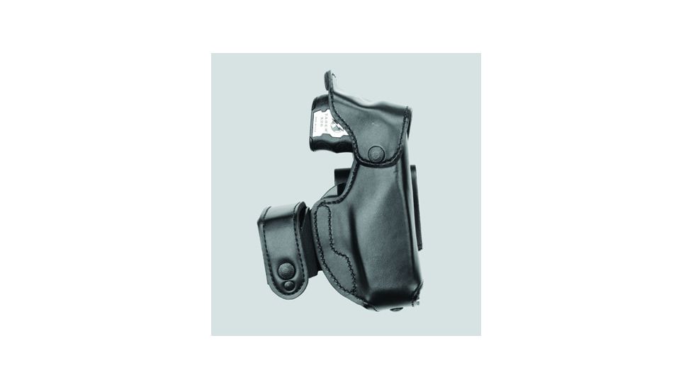 DeSantis Left Hand - Black - Basketweave - X26 SC Swivel Holster ATT6090LHBW