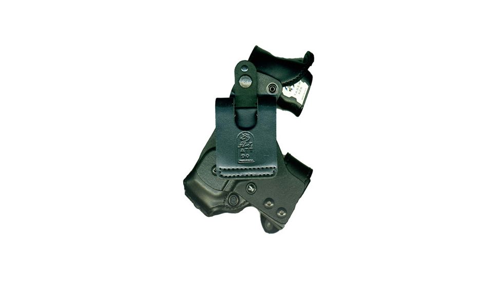 DeSantis Left Hand - Black - Basketweave - X26 SC Swivel Holster ATT6090LHBW