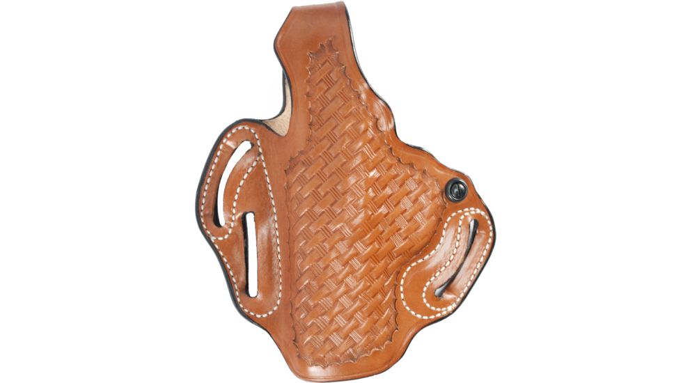 DeSantis Left Hand Thumb Break Scabbard, Tan Basketweave - FN Herstal FNP-45 4.5in 001TF31Z0