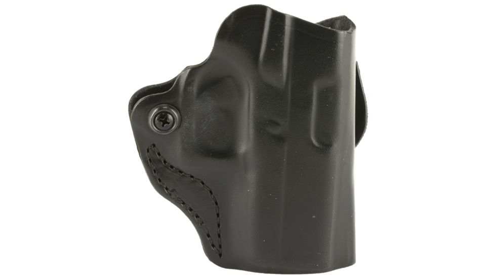 DeSantis Mini Scabbard Leather Belt Holster, FN Herstal FN 503, Right Hand, Plain, Black, 019BA3QZ0