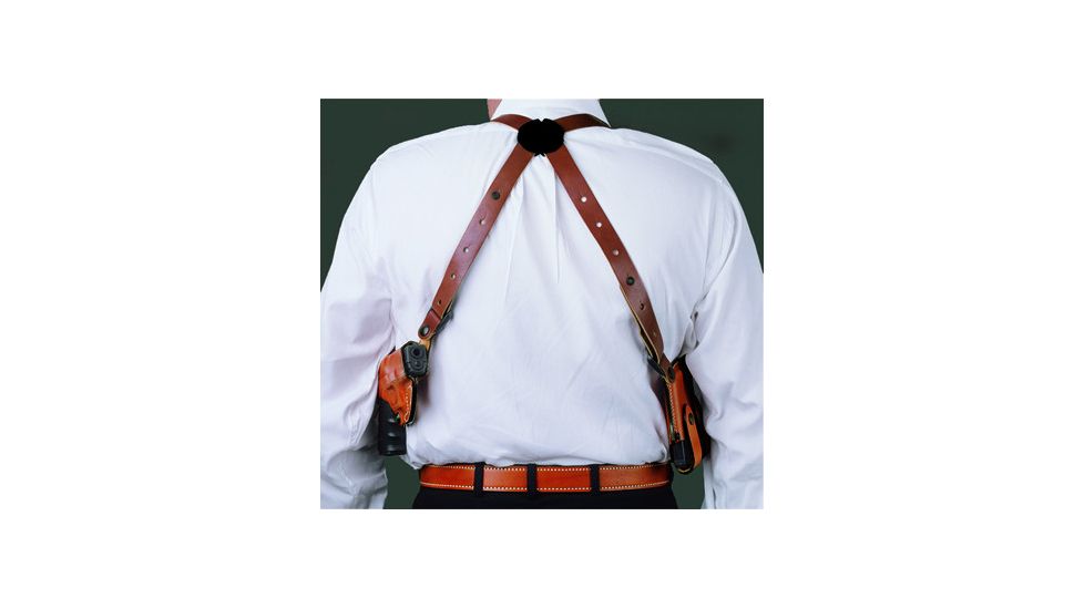 DeSantis New York Undercover Shoulder Holster - Right, Tan w/ Double Mag Pouch 11DTA86E0 - BERETTA 92M