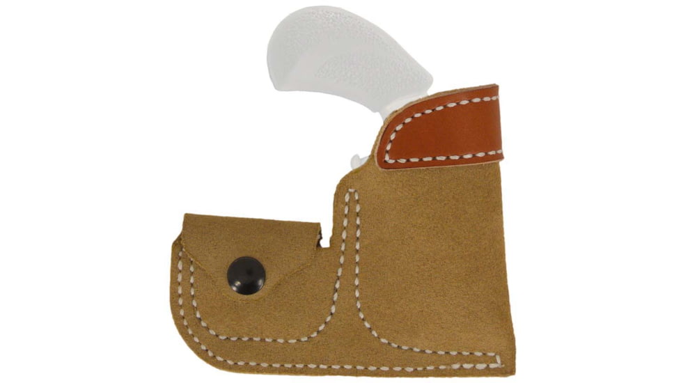 DeSantis Pocket Pug Natural Suede Holster, North American Arms, .22 LR 1 1/8in, .22 LR 1 5/8in, Right Hand, Natural, 109NAX4Z0