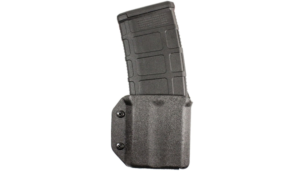 DeSantis Quantico Ar Mag Pouch IWB Leather Holster. Fits Standard .223/5.56 Ar-15 Mags,Magpul Pmags For Ar15, M4, And M16,Rifles, Ambidextrous Hand, Black, A104KJ01Z0