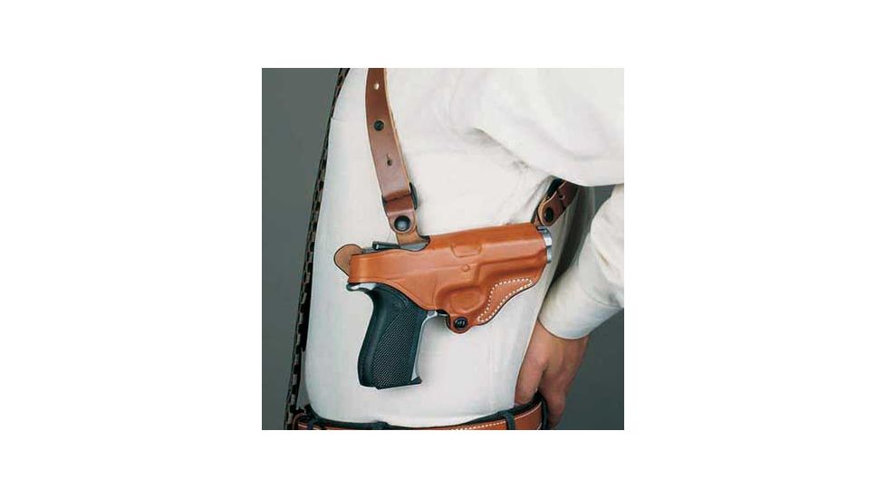 DeSantis Left Hand - Black - Lined - New York Undercover Rig w/ Double Magazine Pouch 11DBD21J0