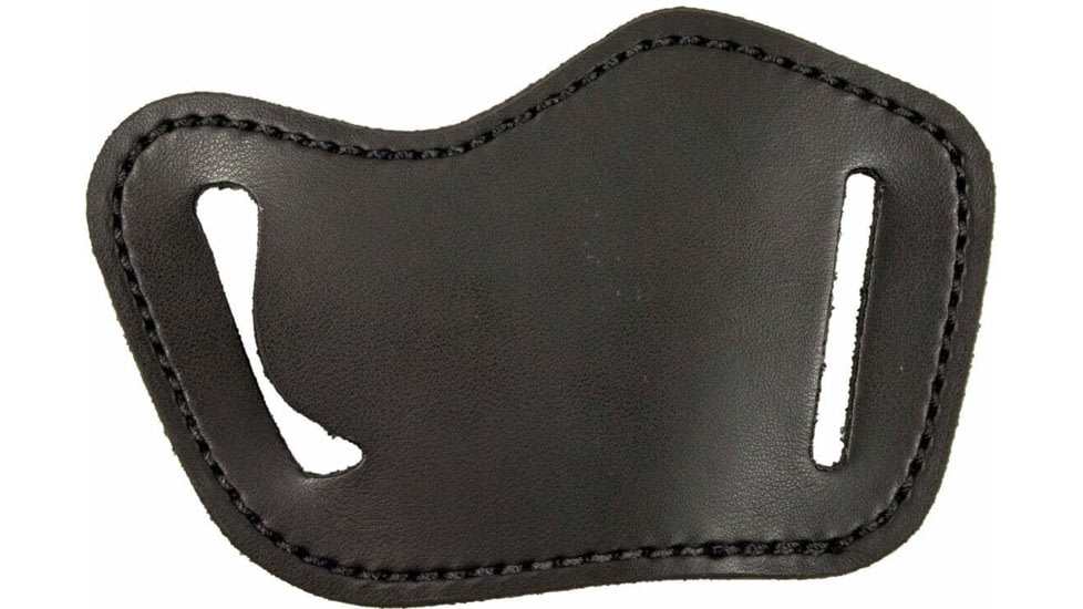 DeSantis Simple Slide Belt Leather Holster, Fits Most Medium Autos and Small Revolvers, Left Hand, Lined, Black, 119BBG2Z0