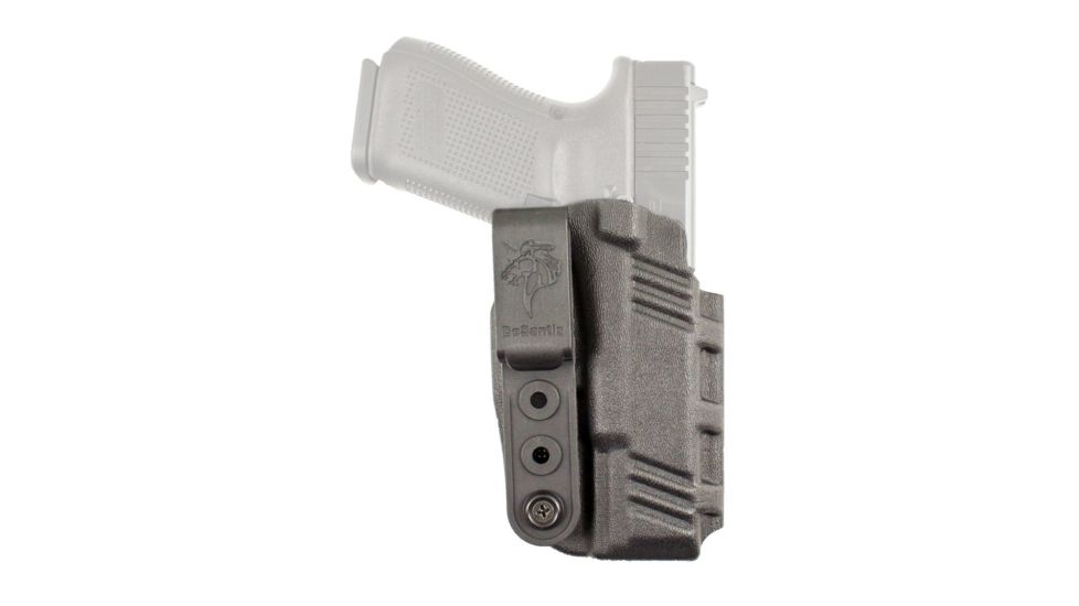 DeSantis Slim-Tuk IWB Leather Holster. Fn Reflex , Ambidextrous Hand, Black, 137KJ2YZ0