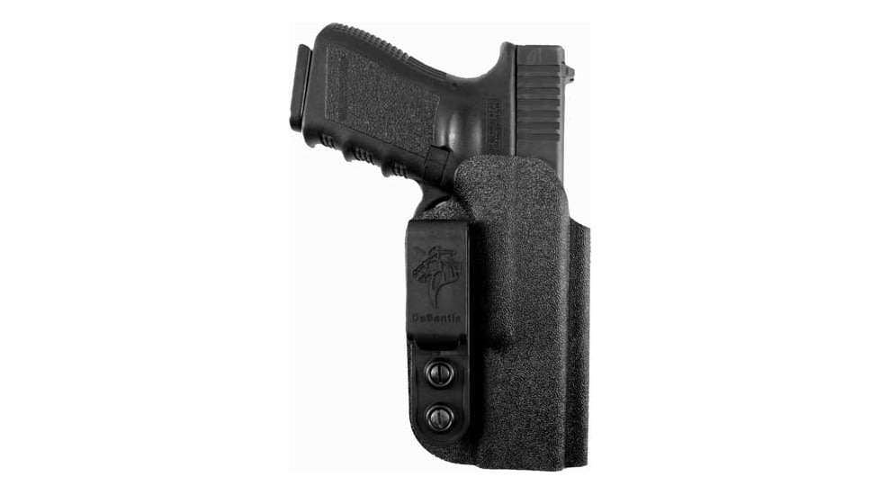 DeSantis Slim-Tuk IWB Kydex Holsters, H&amp;K VP9, VP40, VP9-B, Ambidextrous, Kydex, Black, 137KJ5AZ0