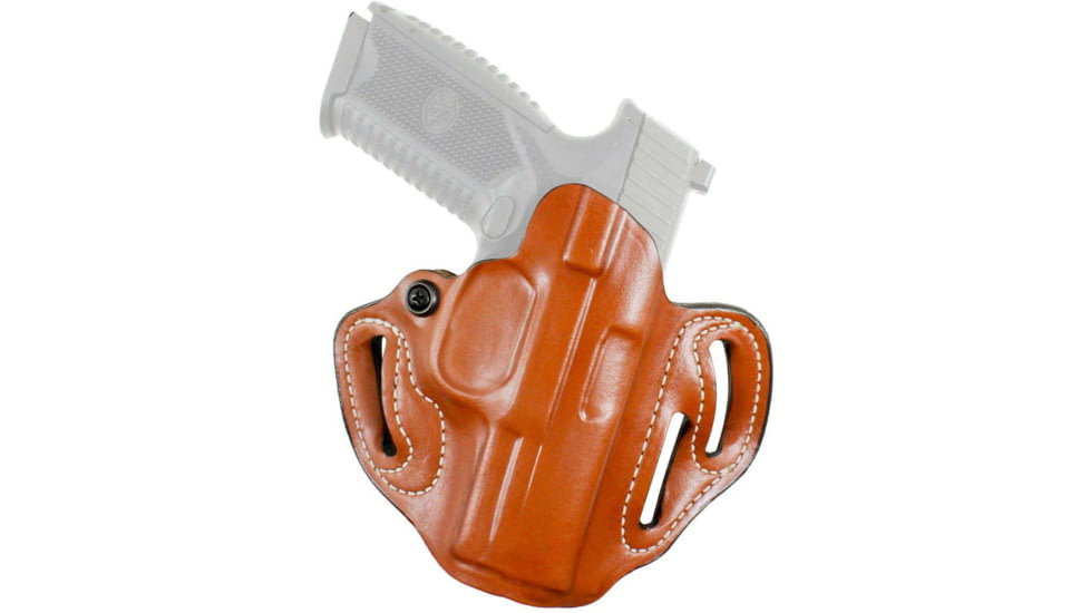 DeSantis Speed Scabbard Leather Belt Holster Springfield Emissary, Left, Tan, 002TB8VZ0