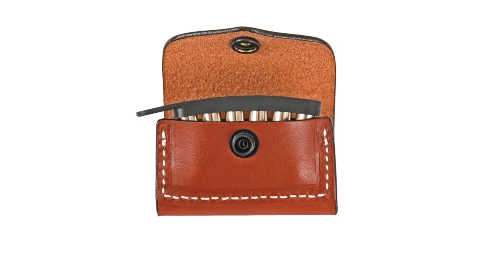 DeSantis Swift Strip Pouch, Carries Six .38/.357 Rounds, Hand Ambidextrous, Plain, Tan, A39TJZZZ0