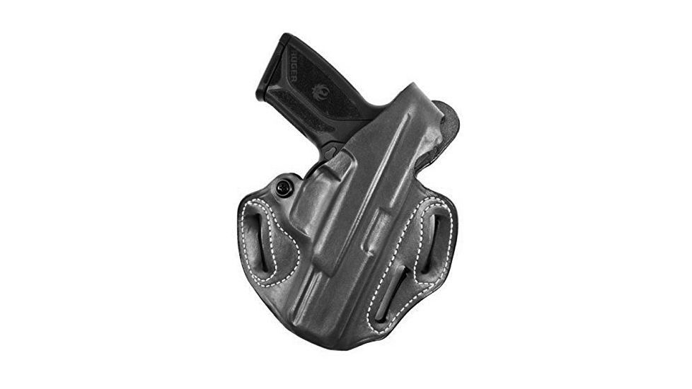 DeSantis Thumb Break Scabbard Holster, Left Hand, Hudson Mfg. H9, Black, 001BB5IZ0
