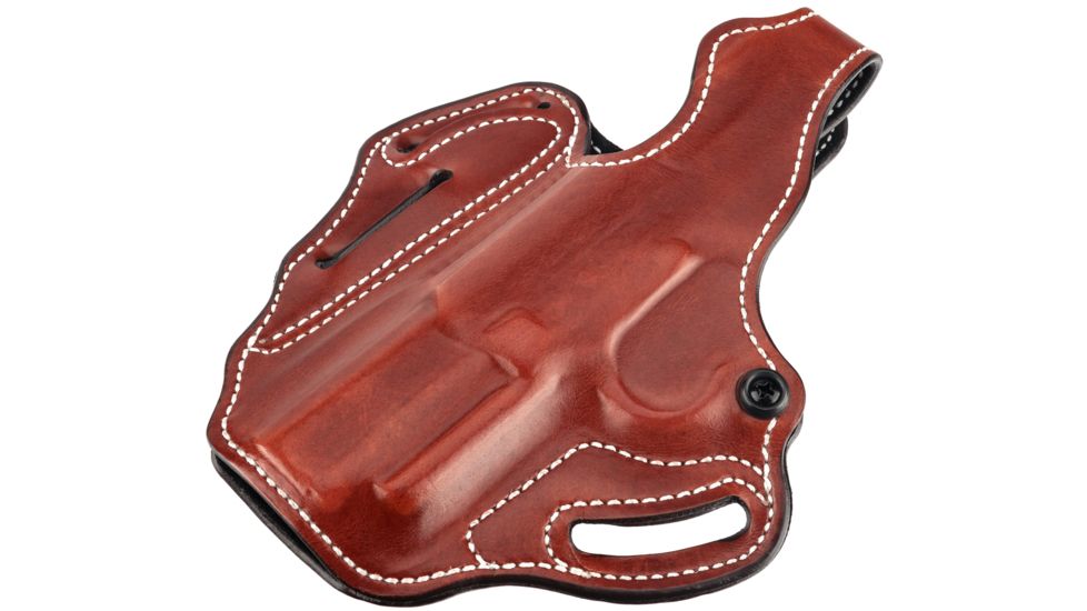DeSantis Thumb Break Scabbard Holster - Left, Tan, Lined, Plain, 3 Slot 001TDS8Z0 - FITS FN 5-7 IOM