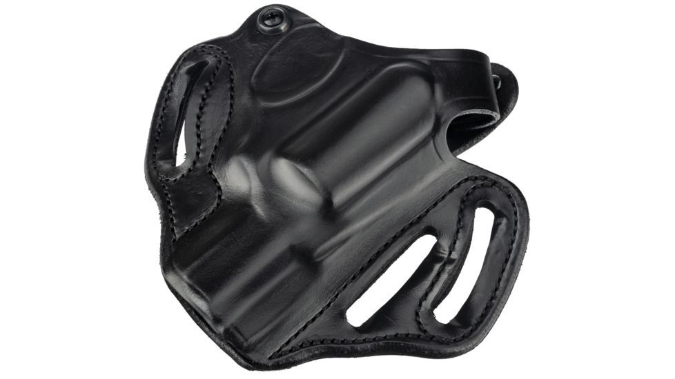 DeSantis Thumb Break Scabbard Holster - Right, Black, Unlined, Plain, 3 Slot 001BA22Z0 - FITS COLT AGENT, COBRA, DETECTIVE SPECIAL 2in.