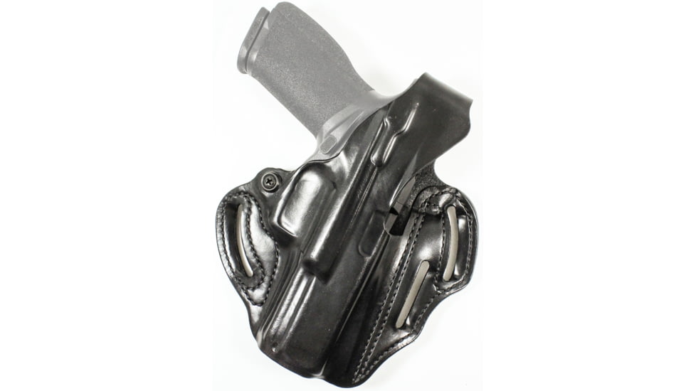 DeSantis Thumb Break Scabbard OWB Belt Holsters, Springfield Echelon w/ Or w/out Red Dot, Right Hand, Black, 001BA0XZ0