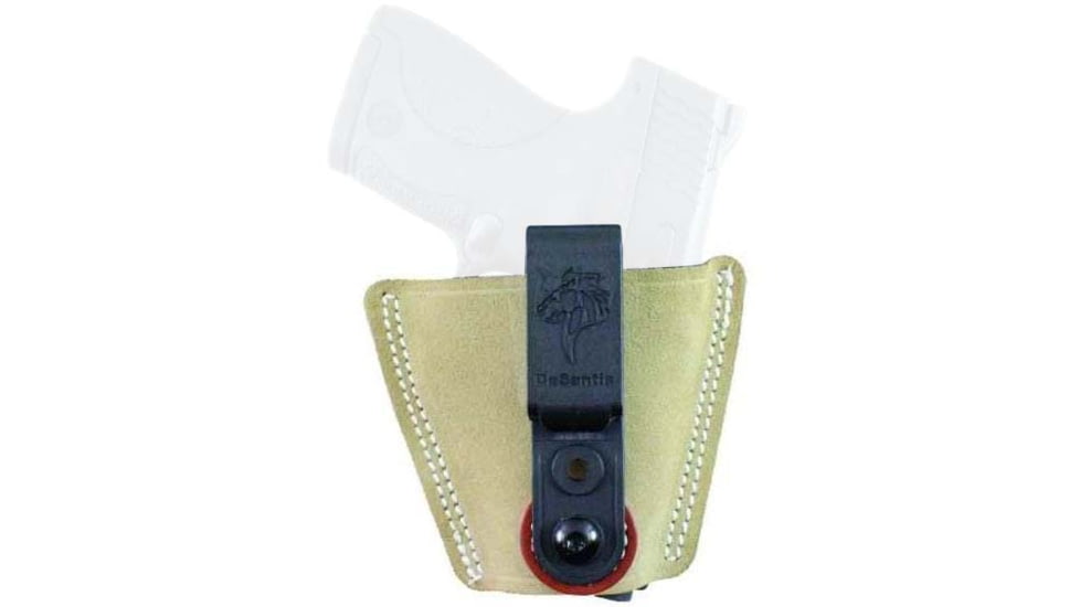 DeSantis Versa-Tuk IWB Holster, Ambidextrous, for Large Revolvers, Suede, Natural, 141NJG2Z0