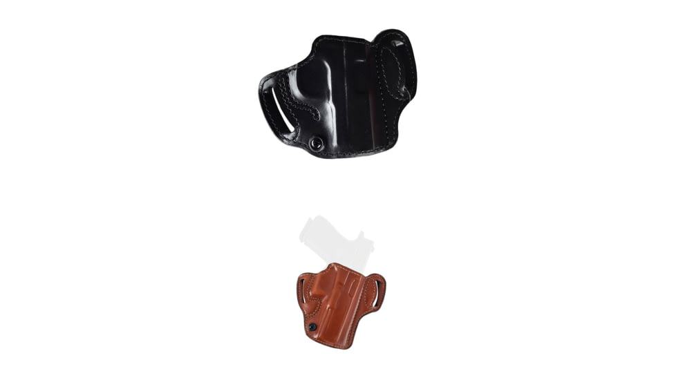 DeSantis Viper 2.0 OWB Leather Holster, Black, Tan