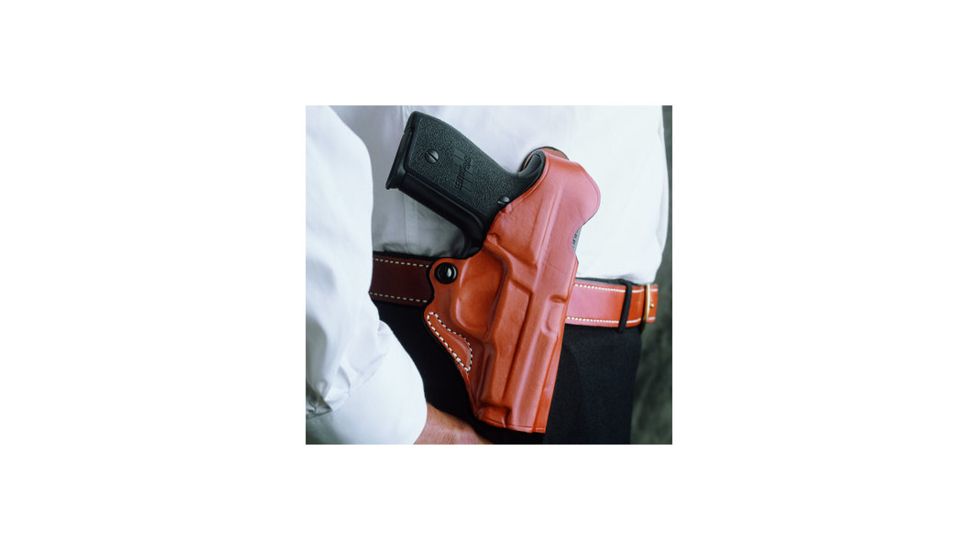 DeSantis Thumb Break Mini Slide Left, Tan 085TBS5Z0