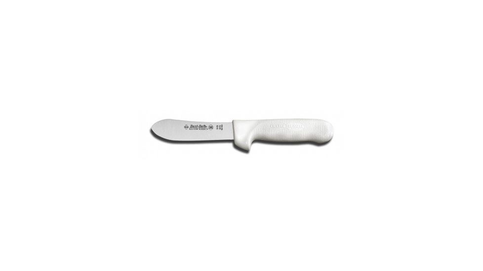 Dexter Outdoors Sani-Safe 4in Dexsteel Blade Sliming Knife, White Handle, S125