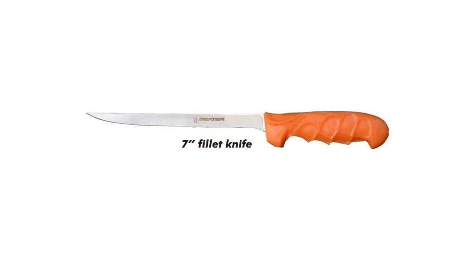 Dexter Outdoors UR-Cut 7in Dexsteel BladeFlexible Fillet Knife, Moldable Handle, UC133-7PCP