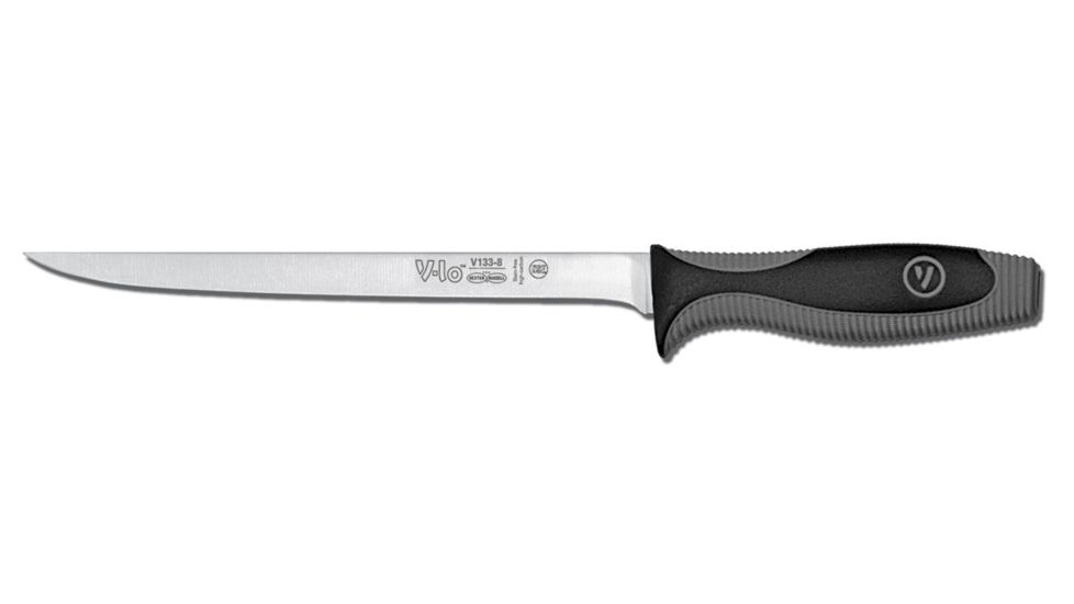 Dexter Outdoors V-Lo 7in Dexsteel Blade Flexible Fillet Knife, White Handle, V133-7PCP