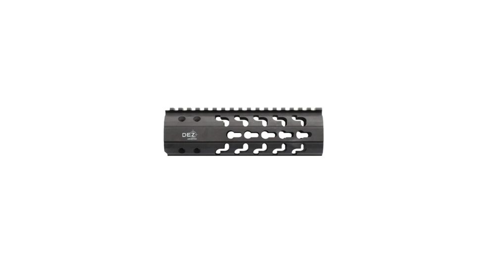 DEZ Arms AR-15 Keymod Handguard, 7.31 inch, Carbine Length, Anodized, Black DZT-KM15-7