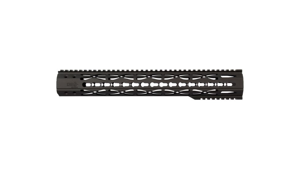 DEZ Arms GEN2 Bullet Trace AR-10 .308 Keymod Handguard, 15.31 inch, Competition Length, Anodized, Black DZT-KM10-15-GEN2