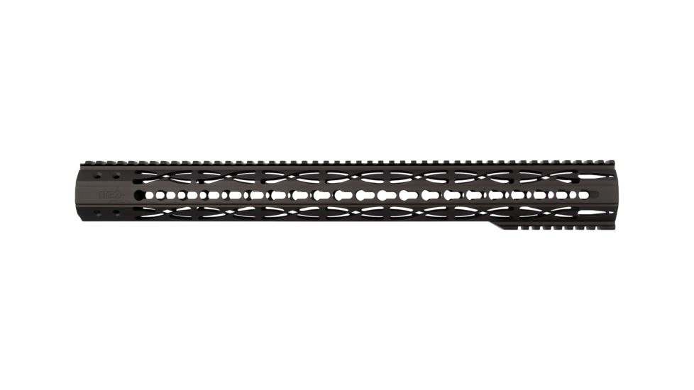 DEZ Arms GEN2 Bullet Trace AR-10 .308 Keymod Handguard, 19.31 inch, SS Extended Length, Anodized, Black DZT-KM10-19-GEN2
