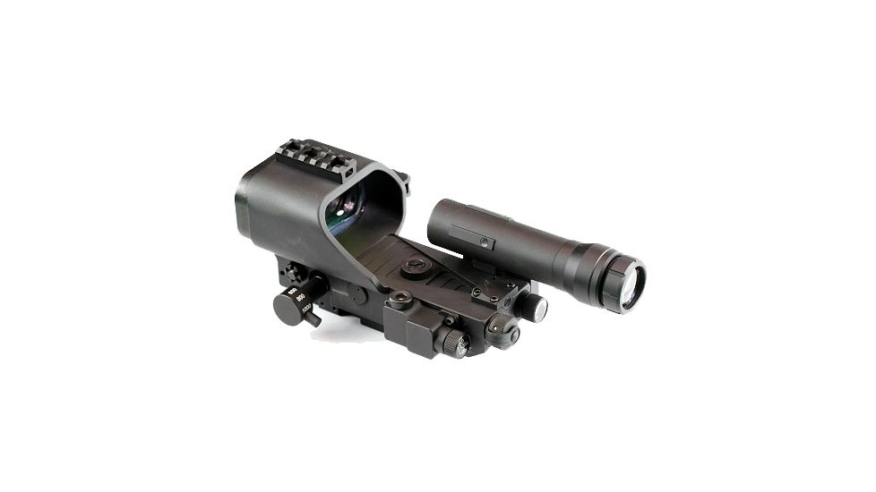 DI Optical DCL110AD-3X Red Dot Sight for M2HB/M240/K6/M60D/MG3 w/3X Magnifier,3 MOA Dot and 35 MOA Circle,Matte Black DCL110AD-3X