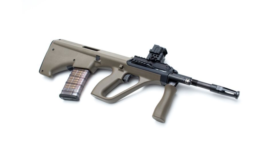 DI Optical Falcon Prismatic Red Dot Sight w/ Push Button Control and Auto Shut Off Mode, Matte Black FC1