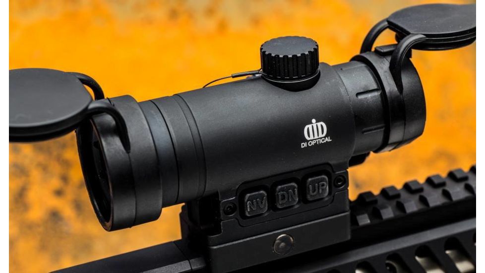 DI Optical Raven Series Red Dot Sight w/ Push Button Control and Auto Shut Off Mode, Matte Black RV2