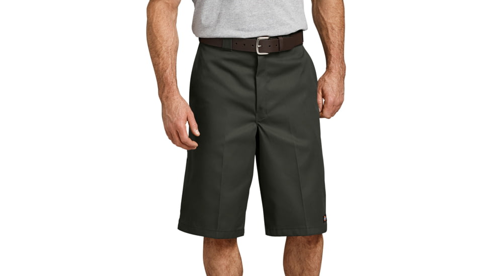Dickies 13 Loose Fit Multi-use Pocket Work Shorts, Olive - 42283OG 30