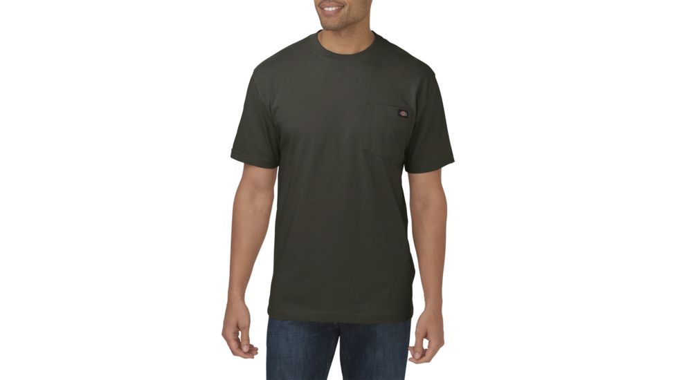 Dickies Short Sleeve Heavyweight T-shirt, Black Olive - WS450BV 3X