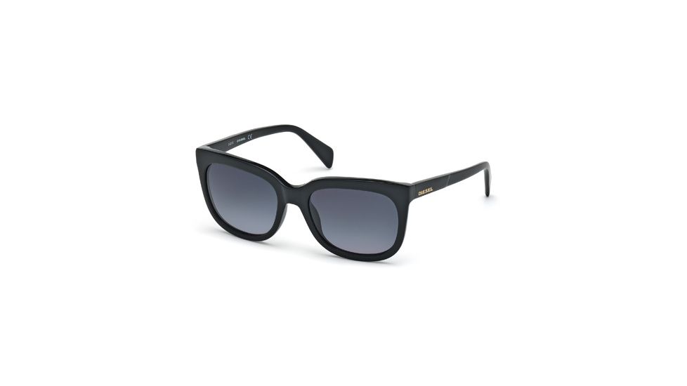 Diesel DL0084 Sunglasses - Shiny Black Frame Color