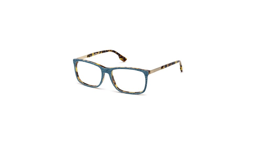 Diesel DL5166 Eyeglass Frames - Blonde Havana Frame Color