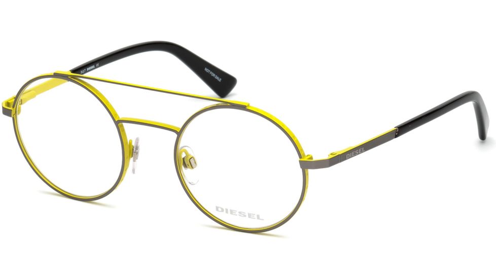 Diesel DL5272 Eyeglass Frames - Matte Gunmetal Frame Color