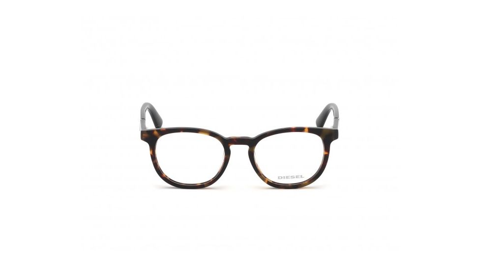 Diesel DL5295 Prescription Eyeglasses - Dark Havana Frame, Dark Havana Lenses, 49 mm Lens Diameter DL529549052