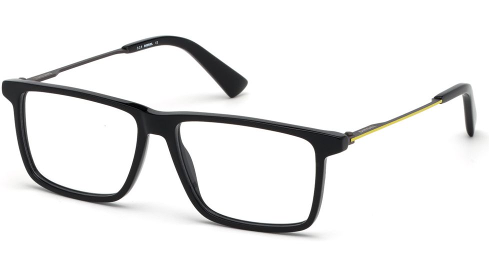 Diesel DL5312 Eyeglass Frames - Shiny Black Frame Color