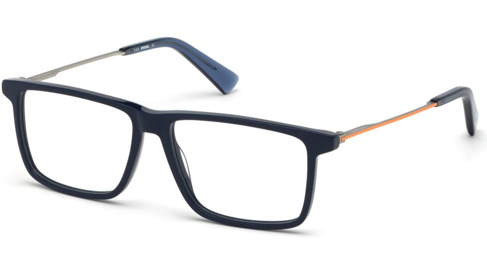 Diesel DL5312 Eyeglass Frames - Shiny Blue Frame Color