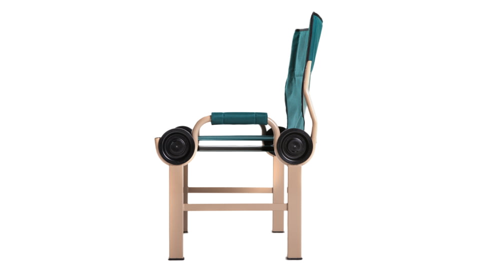 Disc-O-Bed Disc-Chair Camping Chair, 23in L x 24in W x 34in H, Green, 19829