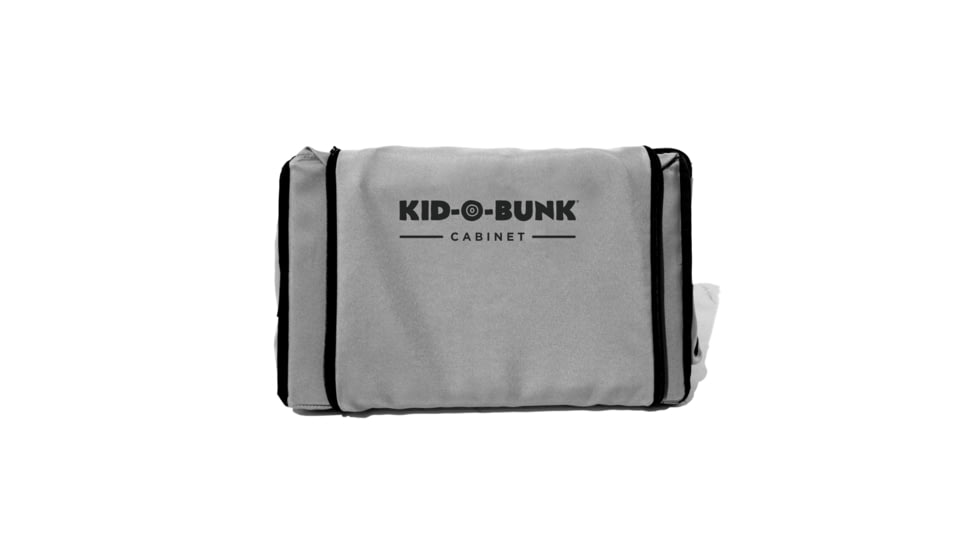 Disc-O-Bed Kid-O-Bunk Collapsible Storage Cabinet, 600D Polyester, Grey, Childs, 50053
