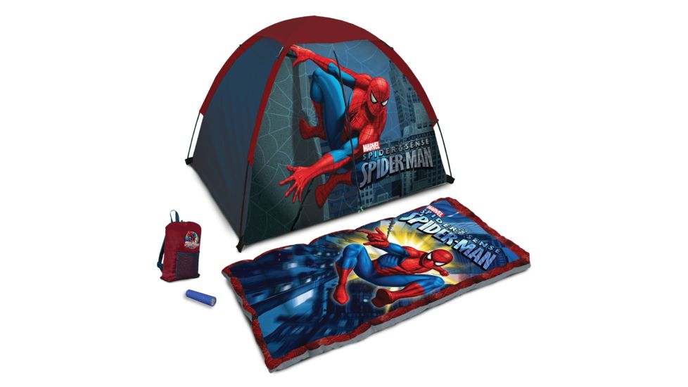 Marvel Spiderman 4 Piece Kids Camp Set, Spiderman M-4SLGSPD4A