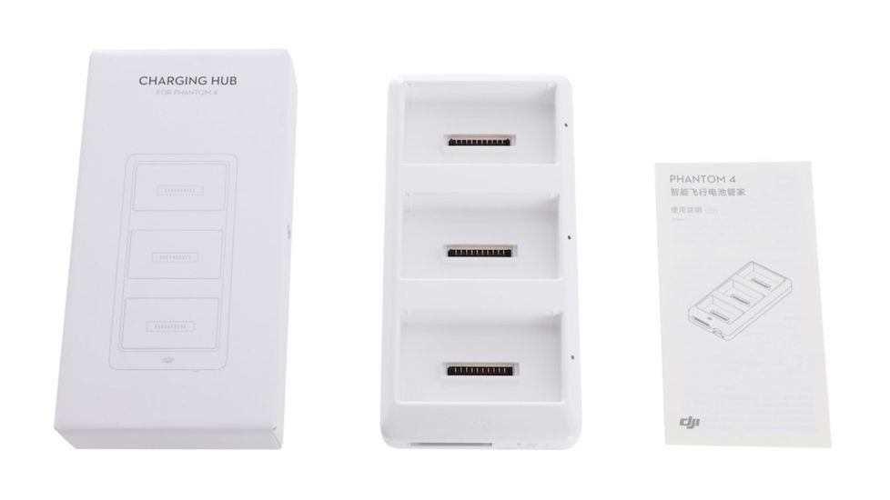 DJI Innovations Phantom 4 Battery Charging Hub, Part 8, White CP.PT.000343