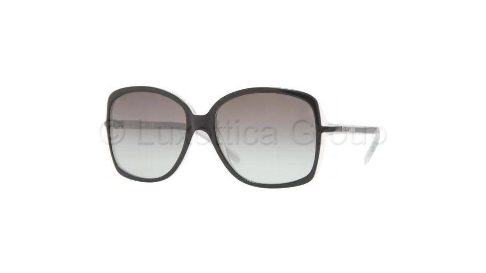 DKNY DY 4058 Sunglasses Styles - Black-Ice Frame / Gray Gradient Lenses, 336011-5616